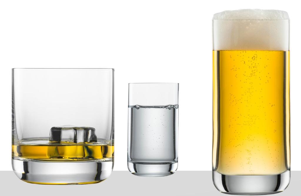 Zwiesel Glass (ZWIESEL GLAS) Shatter-Resistant Tumblers, Simple Design, for Whiskey and Hard Liquor, Pair of 2, Machine-Made (m123664)