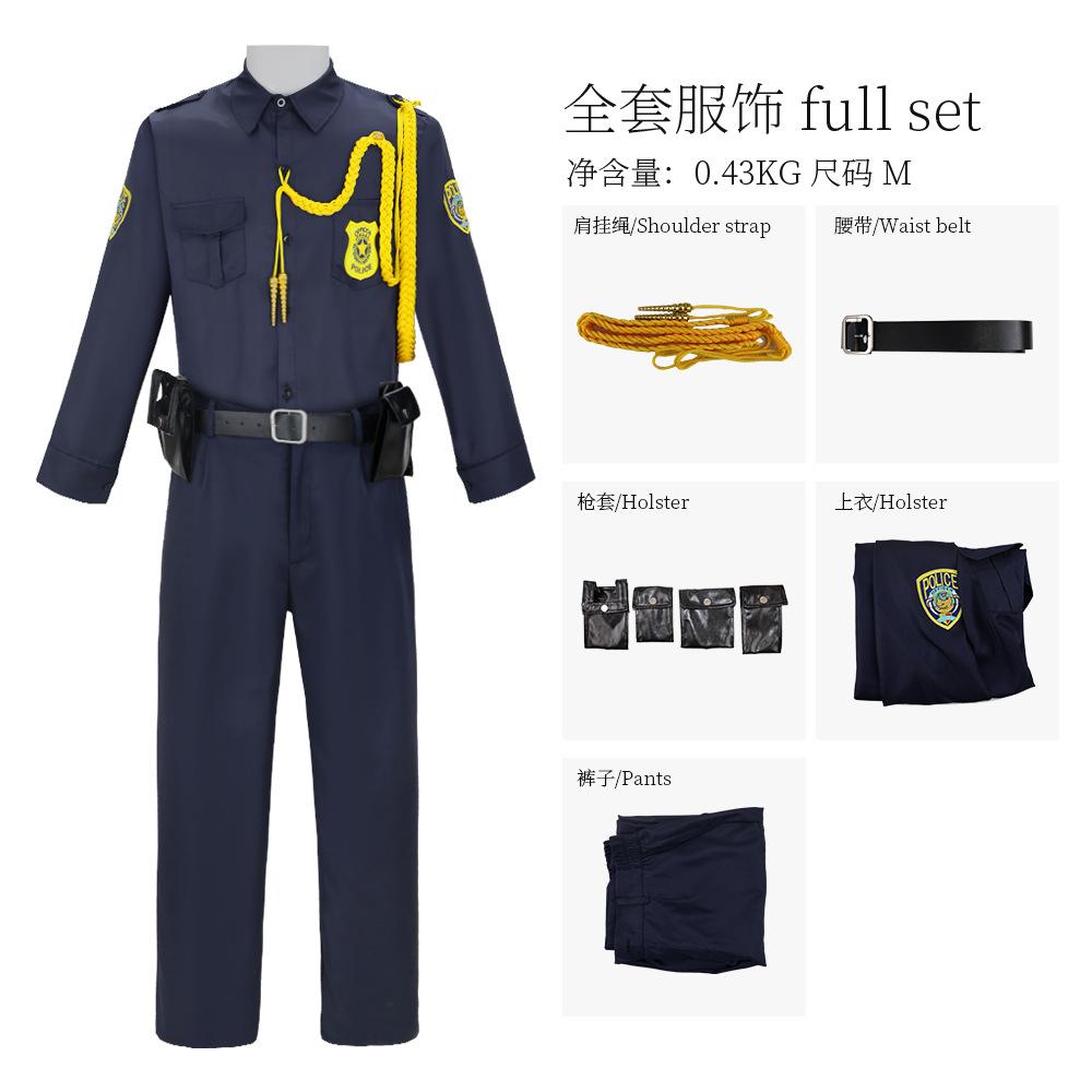 

Nick Wilde Cosplay Costume Movie Zootopia Nick Cosplay Police Cosplay Uniform Christmas Halloween Carnival Role Play Uniform XXL червоний