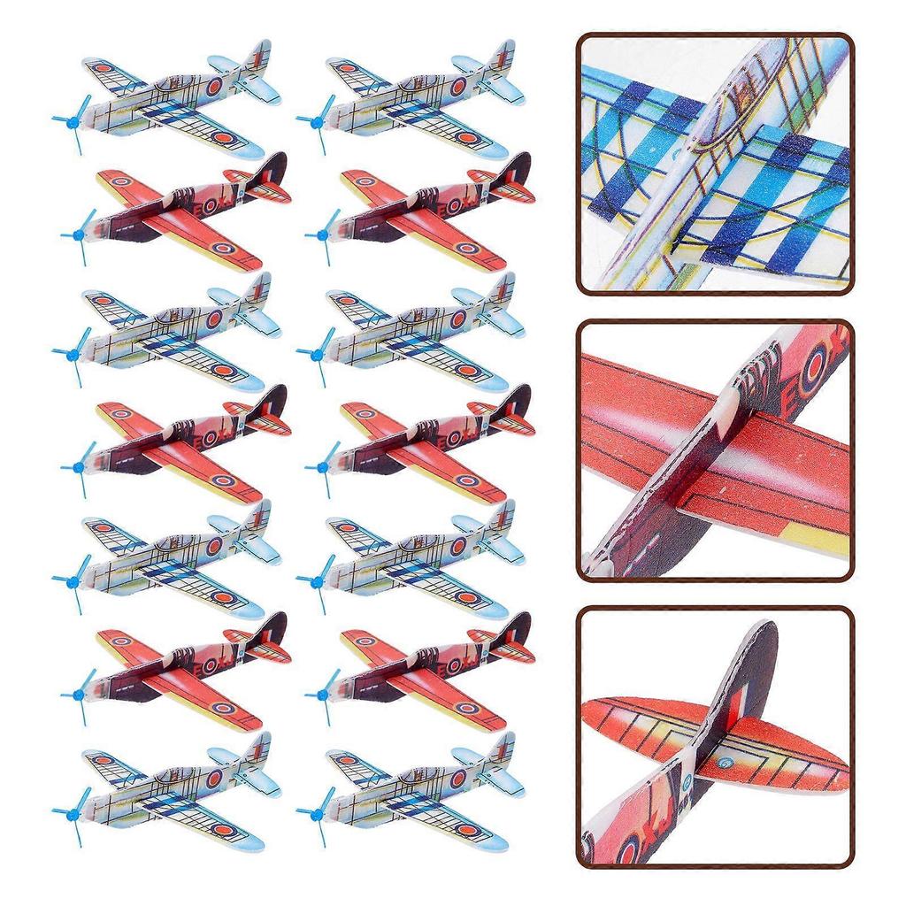 36Pcs Interesting Airplane Toys Kids Glider Planes Creative Foams Planes Funny Plane Toys Airplane Toys