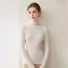 Women's Slim Fit Pure Cashmere High Neck Pullover Sweater - Autumn/Winter Collection
