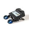 1PC Fahrrad-Laserkalibrator, Reifensattel-Mitteleinsteller, Messwerkzeug, Ausrichtungsanzeige, 22,2–31,8 mm, Clip, Typ C, schnelles Aufladen