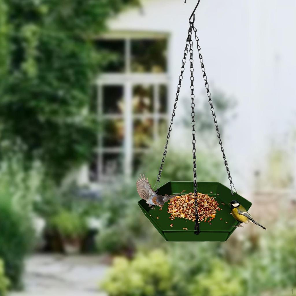Bird Bath for Garden, Hanging Feeder, Water Bowl