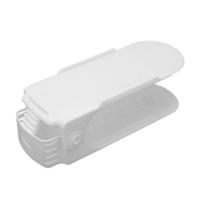 Θήκες Παπουτσιών Οργανωτής Εξοικονόμησης Χώρου Διπλής Στρώσης Αποθήκευση Παπουτσιών Σανδαλιών Θήκη Στοίβαξης Παπουτσιών Λευκό