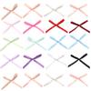 30pcs 6.5*8.5cm Polyester Satin Ribbon Bows Colorful Ballet Style Bows For DIY Wedding Party Clothing Headwear Gifts Decoration