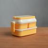 1/12 Dollhouse Simulation Hand-Held Lunch Box Picnic Box Model Doll Home Mini Kitchen Tableware Decoration Pretend Play Toys
