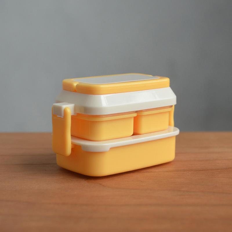1/12 Dollhouse Simulation Hand-Held Lunch Box Picnic Box Model Doll Home Mini Kitchen Tableware Decoration Pretend Play Toys