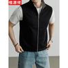 Hengyuanxiang Men's Wool Blend Zipper Vest