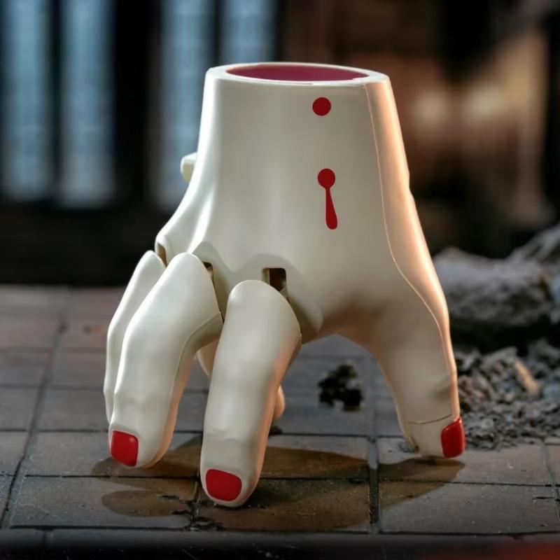 Moveable Clockwork Monster Hand Stranger Hands Series Action Figurine, Thing Hand Figure Halloween Wind Up Toys for Collection