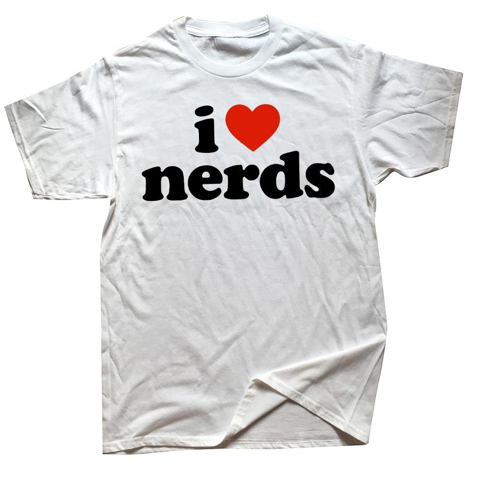 

Funny I Love Nerds T-Shirt Summer Men Women Clothing Fashion T Shirts Short Sleeve Loose T-shirt Tops 3XL