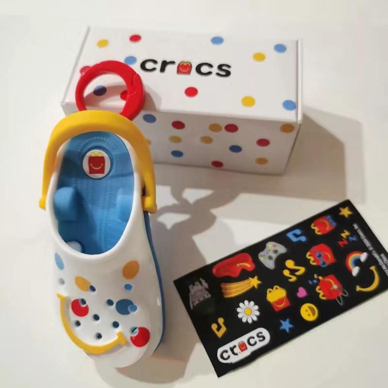 Zábavné a barevné Crocs McDonald's Miniklíčenka Pantofle Pro Děti I Dospělé
