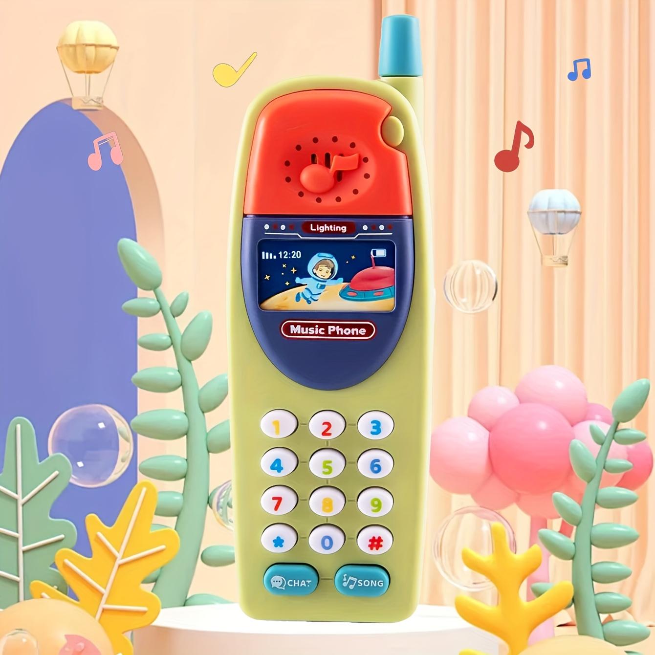 

Kids Favorite Fun Multi Function Music Phone with Sound and Light Effects, Multiple Modes Perfect Educational Toy, Ideal Gift for Christmas зелений