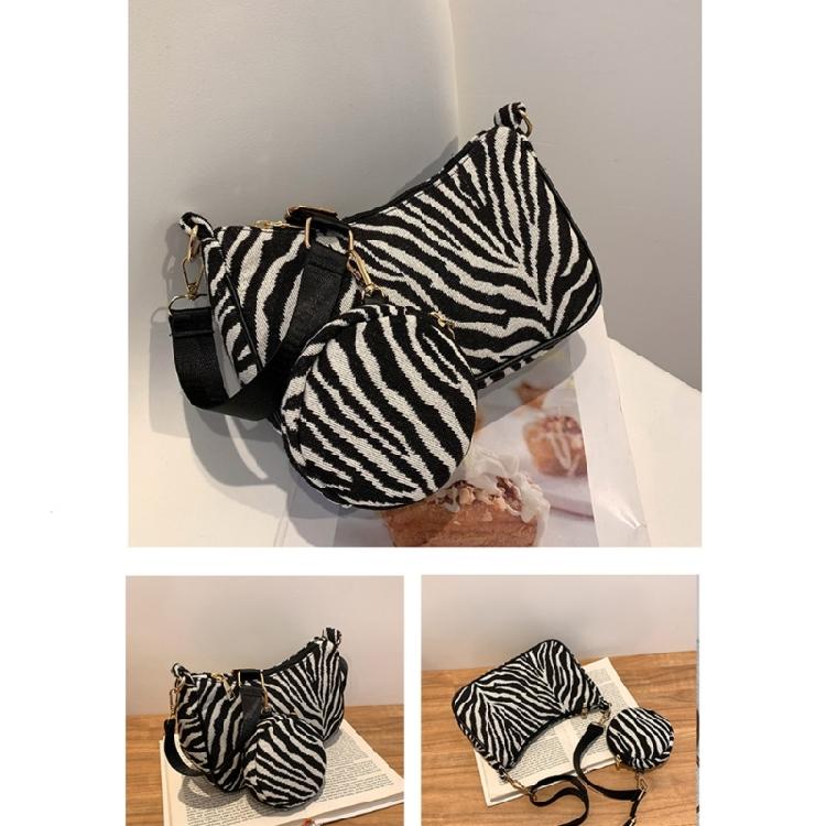 Corduroy Shoulder Bag with Mini Coin Pouch Crossbody Bags for Your Necessities