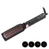 Foldable Hair Straightener Brush Fast Heating Hair Brush Adjustable Electric Hair Brush