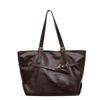 Winter Retro Bag Women's 2025 New Large-capacity Fashionable Versatile Shoulder Bag Simple Commuter Tote Bag