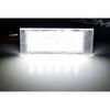 White CAN-bus 18-SMD 3W LED License Plate Lights For 2016-up W453 Smart Fortwo
