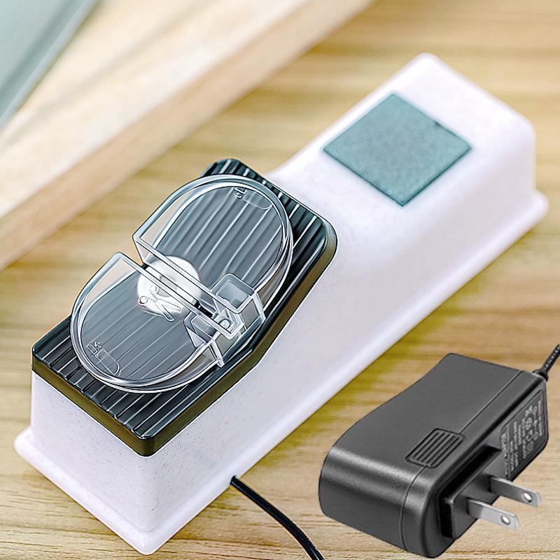 Fully Automatic Electric Knife Sharpener, Multifunctional High-Precision Grinding Wheel for Kitchen & Commercial Use