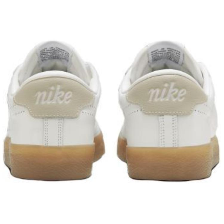 Nike נעלי סניקרס קז'ואל מעור רטרו קלאסיות לטניס לבן חום גברים HM4648-111