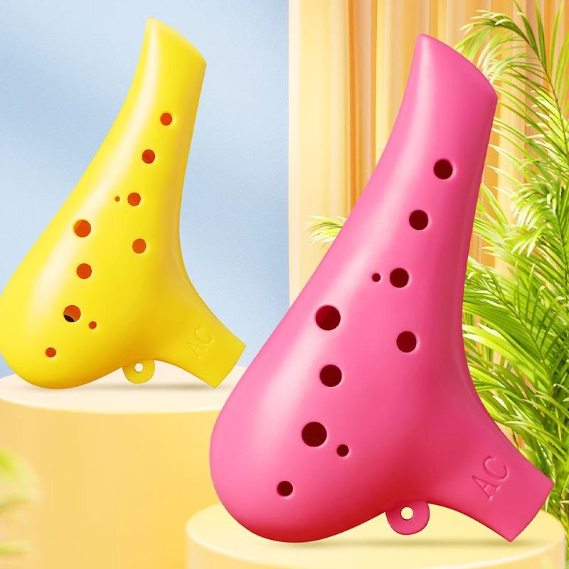 12-Hole Alto AC Ocarina: Stylish Beginner Instrument for Students