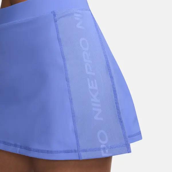 Nike Dri-FIT High-Waisted Zippered Fitted Casual Skirt Women Skirts Blue FB5685-413