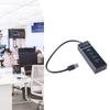 Versatile 4Port USB 3.0 Data Hub with Fast Transfer  USB 3.0 Hub Splitter for Computers Laptop USB Adapter,USB Extender