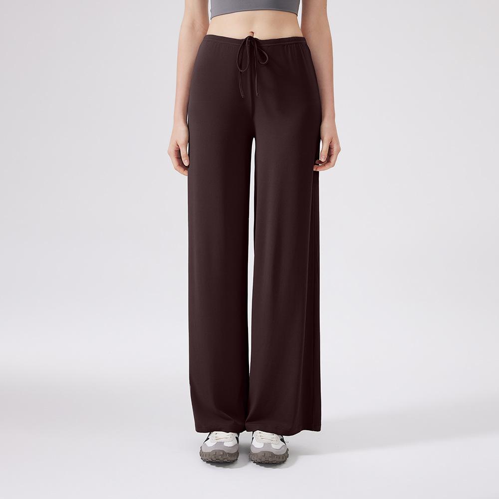 Sweatpants Cool Wide-leg Sports Trousers Antibacterial Loose and Thin Hanging Outdoor Running Yoga Pants Straight-leg Trousers