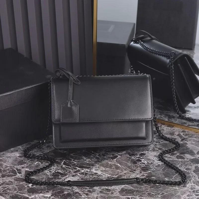 Yangshulin 2024 Sunset Crocodile Pattern Leather Shoulder Bag for Women