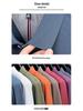 Men's 2026 Spring Breathable Cotton Long-Sleeve Polo Shirt with Side Slits