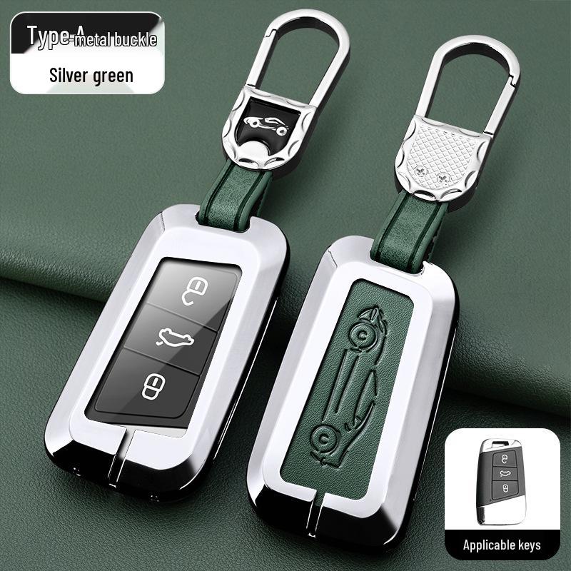 Metal Key Shell for Volkswagen Models: New Sagitar, Lavida Plus, Tayron, Tuon, Tiguan L, Bora, Magotan