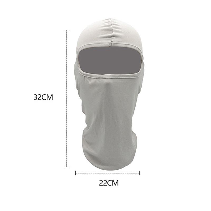 Ice Silk Cycling Balaclava, Breathable Sun Protection Full Face Mask for Motorcycle & Outdoor Sports