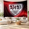 VfB Stuttgart Football Wall Tapestry, Soft Fabric Wall Hanging, Decorative Backdrop For Bedroom Home Wall Art