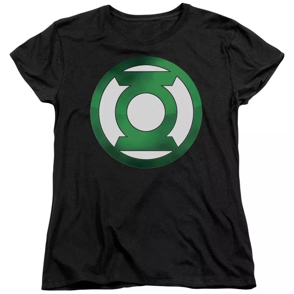 Green Lantern  Green Chrome Logo  Women s T-Shirt S
