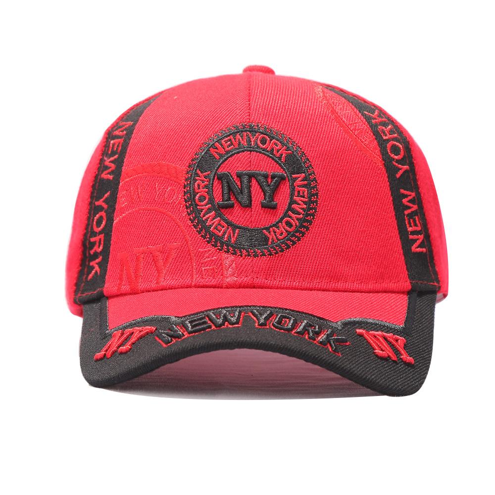 Spring and Summer New Peaked Cap 3D Three-dimensional Embroidery Letter Baseball Cap Sports Racing Cap for Men and Women