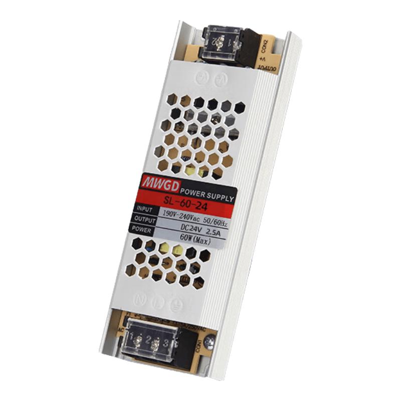 MWGD Ultra-Thin Strip LED Driver Power Supply