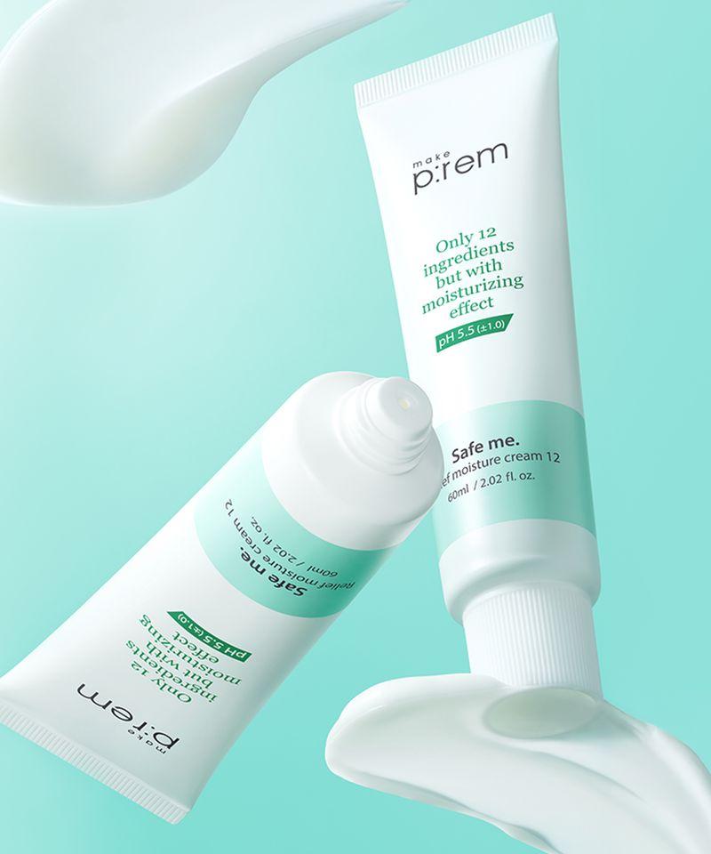Safe Me Relief Moisture Cream 12 Duo Special Set 60ml+60ml