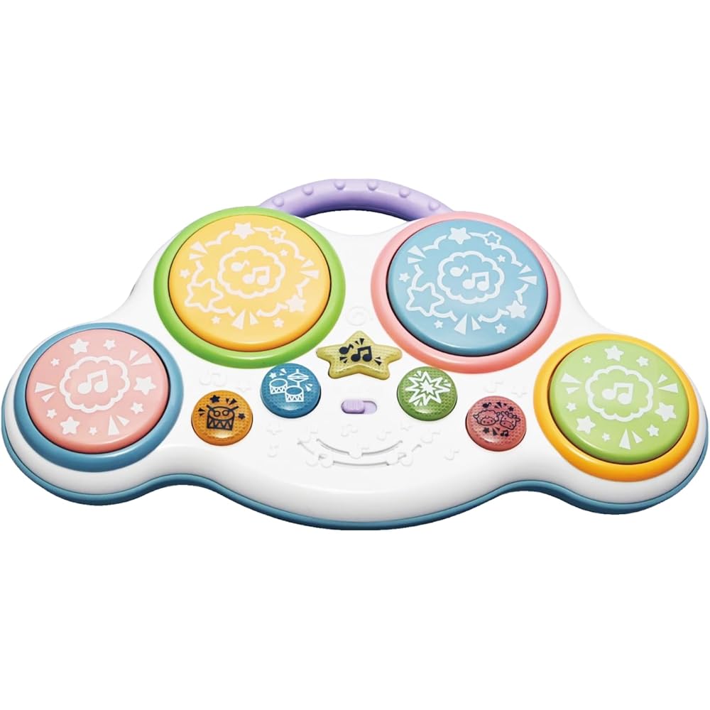 

Toiroyal Baby Drum Educational Toy Portable Music Toy with Sound Function for Infants and Children