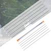 5pcs Fishing Penetrating Baiting Needle Driller Fishing Rigging Needle Stainless Hollow Earthworm Hooking Needle