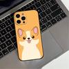 Cute corgi dog  Phone Case For iPhone 17,16,15,14,13,12,11 Plus,Pro Max,XS,Soft Silicone Black Cover