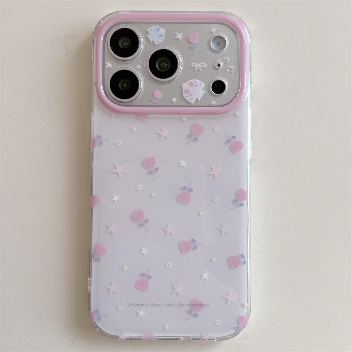 Tulip Double-Layer Full-Screen Phone Case for iPhone 17/16 PROMAX with Anti-Drop Protection iPhone 14