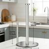 Popular kitchen paper towel holder Non-slip base roll paper holder Stainless steel vertical tissue holder Home Kitchen Storage Gadget