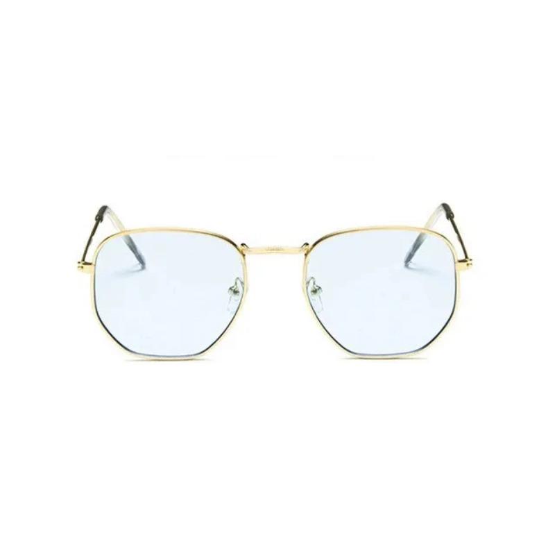 Nye metall solbriller for menn Designer solbriller Vintage kvinner Dame Klassiske kjørebriller Uv400