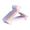 10Pcs Plastic Suit Coat Hangers Heavy Duty Clothes Hangers Shirt Jacket Hanger with Round Notches for Dress Closet Hangers