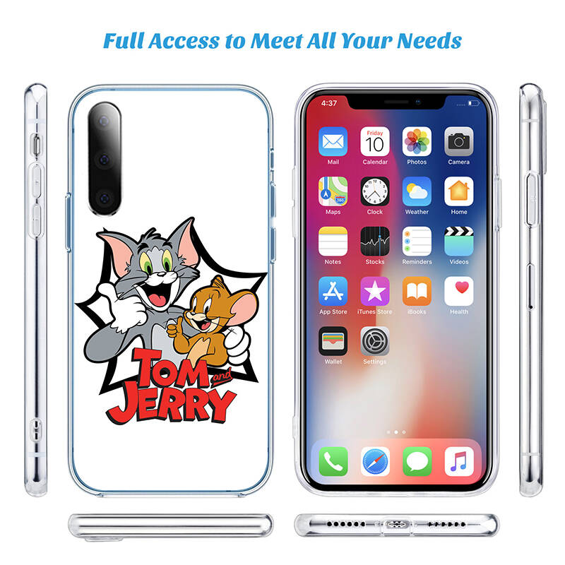 Tom and Jerry Case for Motorola E7 E22 E20 E13 E15 E22S E30 E40 G10 G20 G04 G22 G23 G05 G75 G35 G55 G6 G7 G8 G9 Plus Power Play