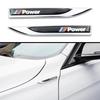 For M 2pcs Fashion Car-Styling Stainless Steel Car Blade Car Body Waterproof Sticker For Bmw X1 X3 X5 X6 F10 F20 F30 E36 E39