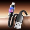 RGB Dazzling 120W Super-Fast Type-C Charging Cable for Huawei, Xiaomi, Vivo, Oppo, and Apple.