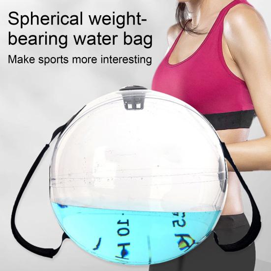 Water Weights Aqua Bag with Handle Transparent PVC Fitness Water Ball Weighted