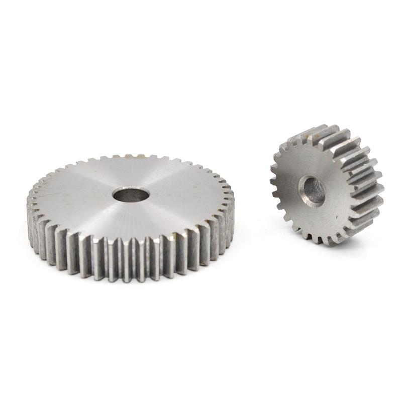 1 buc. Roată dințată cu pinioane 45# Oțel 1M 12 13 14 15 16 17 18 19 20 21 22 23 24 Dinți Grosime 10mm Roată dințată metalică Roată dințată motor cu angrenaj Roată dințată pinion