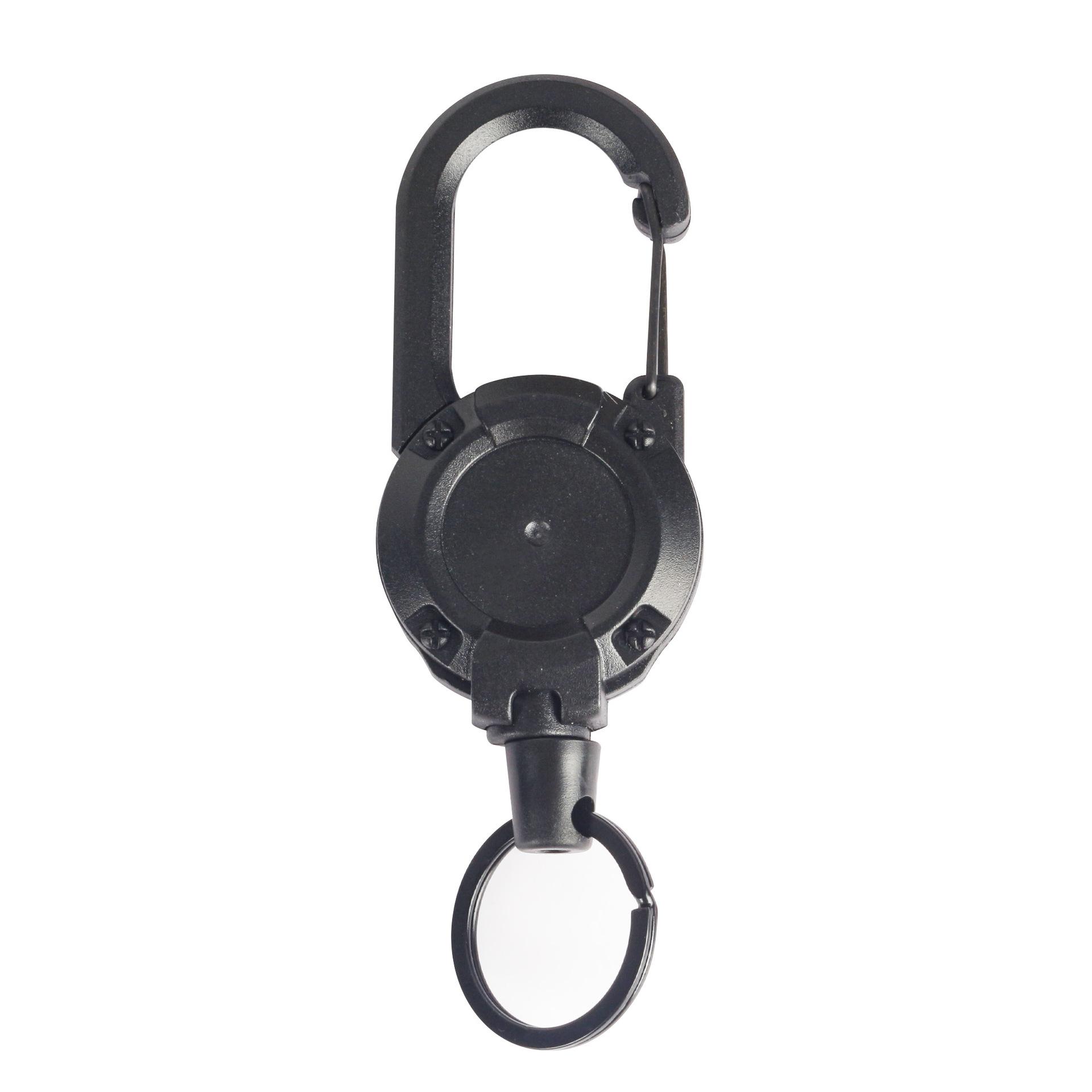 Outdoor Retractable Key Chain Mountaineering Buckle Key Chain Anti-loss Anti-theft High Rebound Easy To Pull