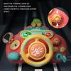 Children's Multifunctional Steering Wheel Puzzle Toy, Early Education Puzzle Sound And Light Busy Board Toy