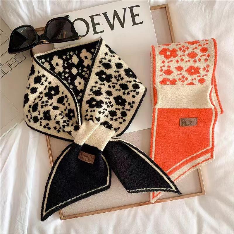 Damen Hahnentritt Schal - Koreanischer Stil, Herbst/Winter, Warmer & Niedlicher Kragen, 2022 Erweiterte Kollektion