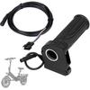 Manopola Acceleratore Elettrica GregYoung 48V con Pulsante Cruise Control, con Cavo Adattatore di Ricambio, Compatibile con Jetson Haze/DYU Y16 Elettrica